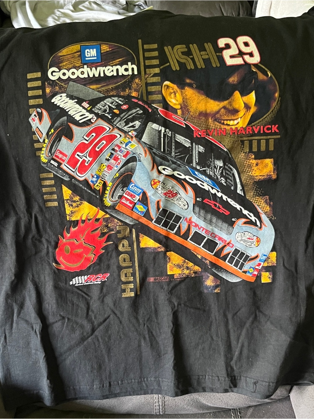 Chase Authentics Black Goodwrench Kevin Harvick #29 Racing Tee